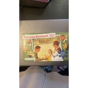 Norman Rockwell The Jewelry Shop 500 Piece Jigsaw Puzzle 18.25x11" 1954
